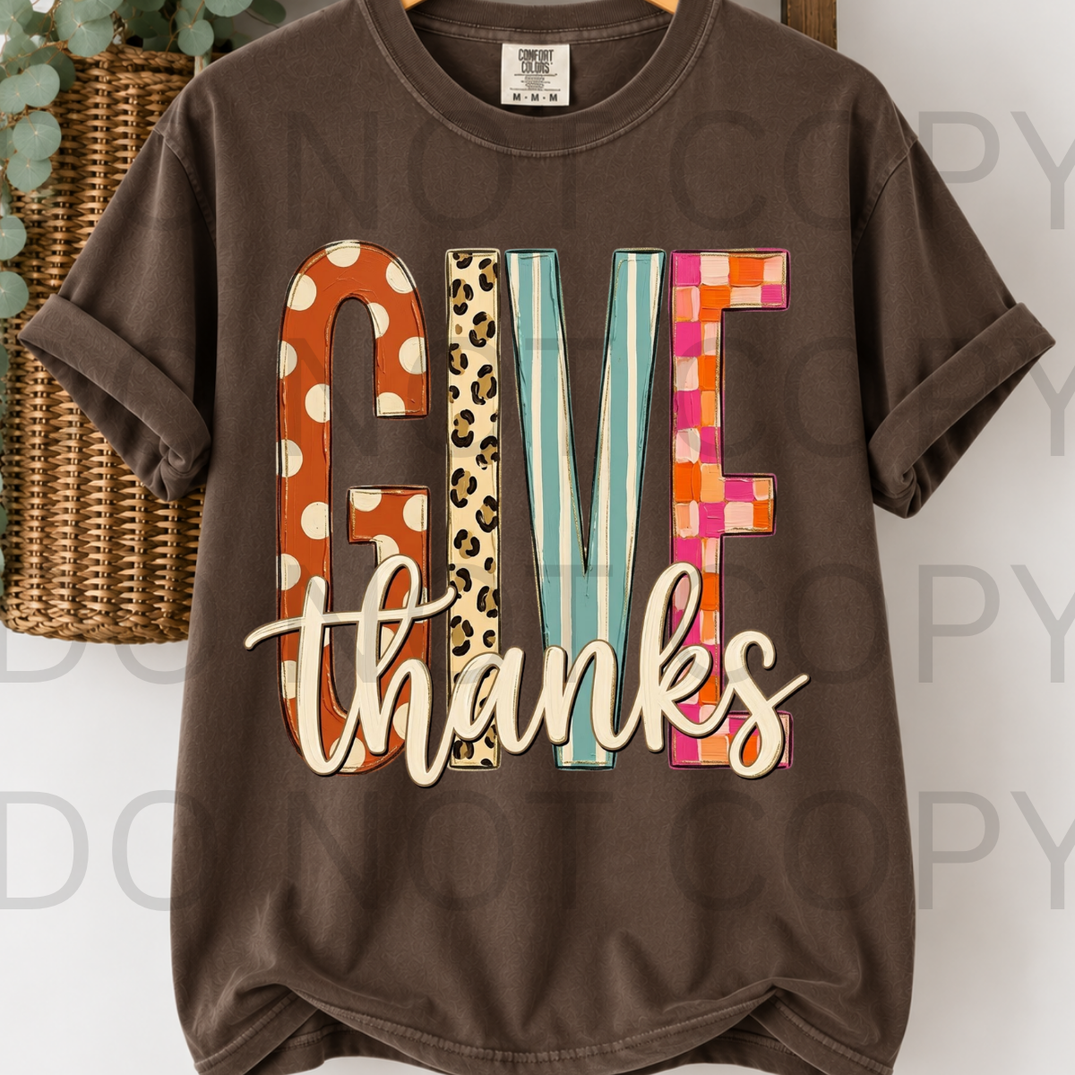 WHOLESALE DTF - GIVE THANKS - 254