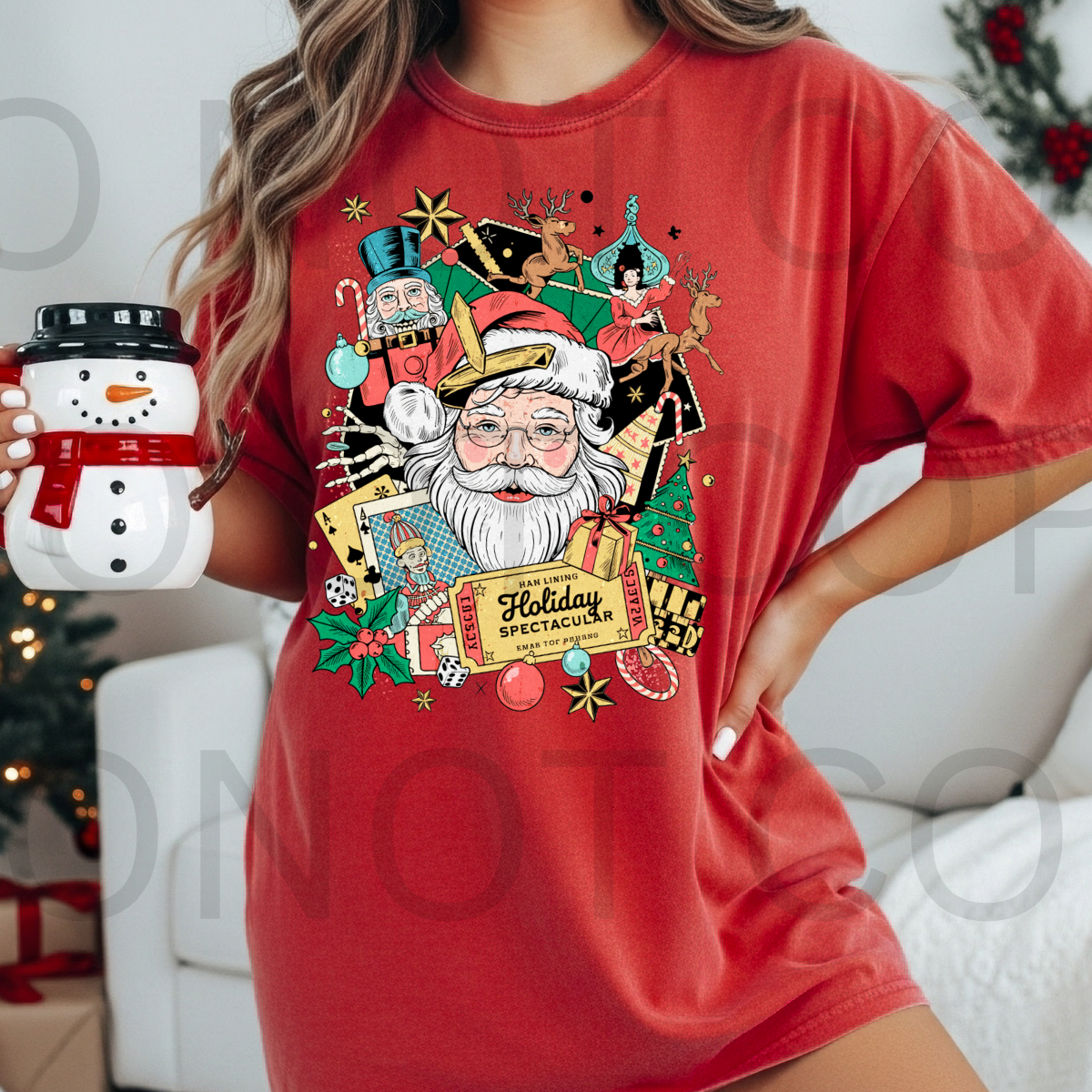12" DTF CHRISTMAS TICKET