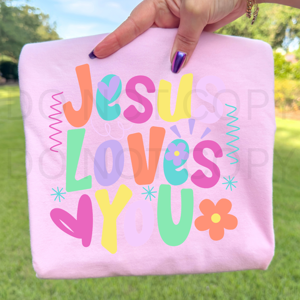 11.5" DTF - JESUS LOVES YOU
