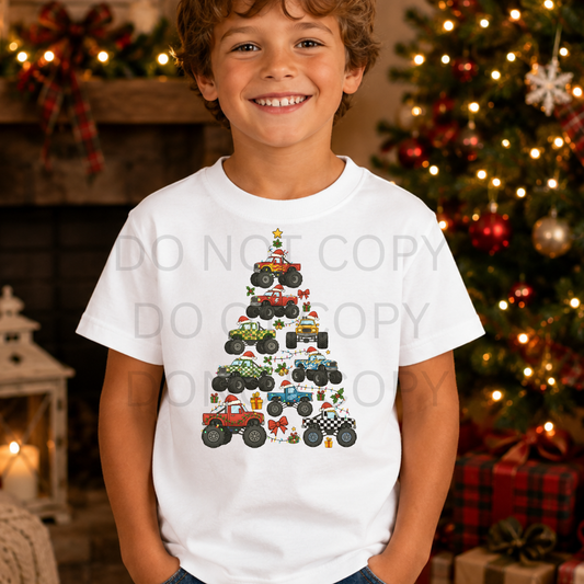9" DTF - CHRISTMS TRUCK