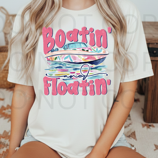 11.5" DTF - BOATIN AND FLOATIN