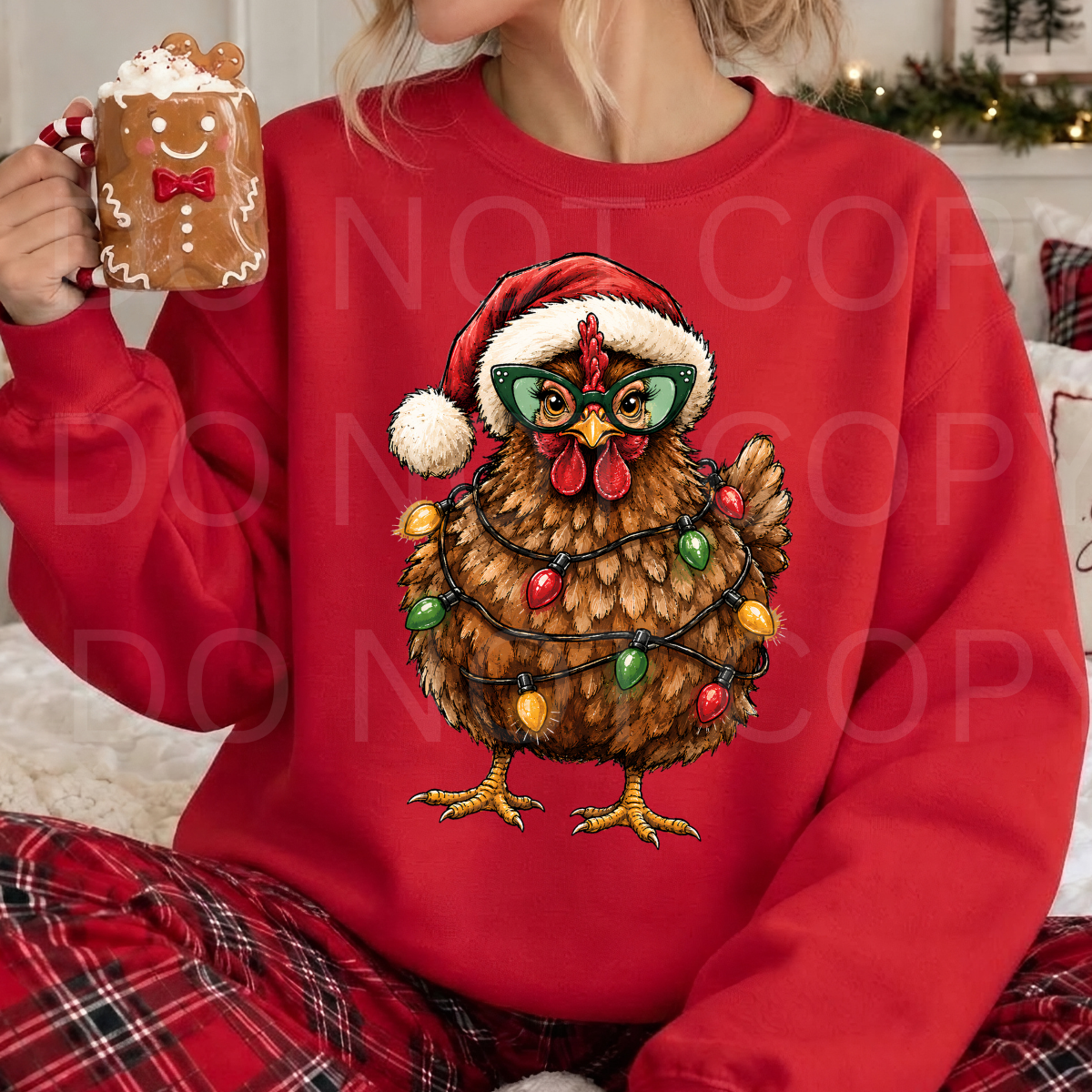 WHOLESALE DTF - CHRISTMAS CHICKEN - 015