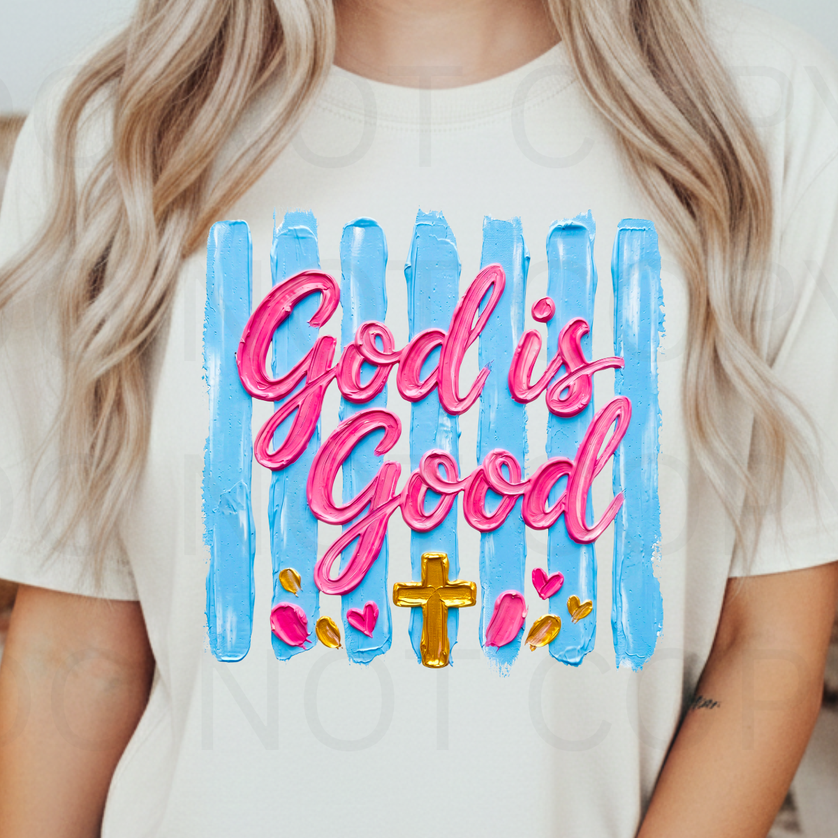 11.5" DTF - GOD IS GOOD - A 42