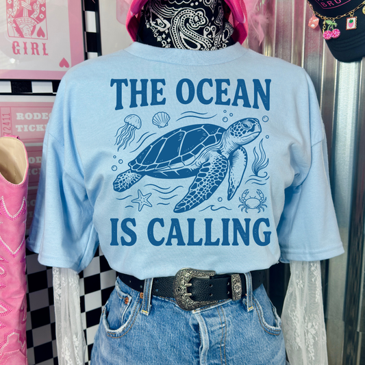 11.5" DTF - THE OCEAN IS CALLING - B 59