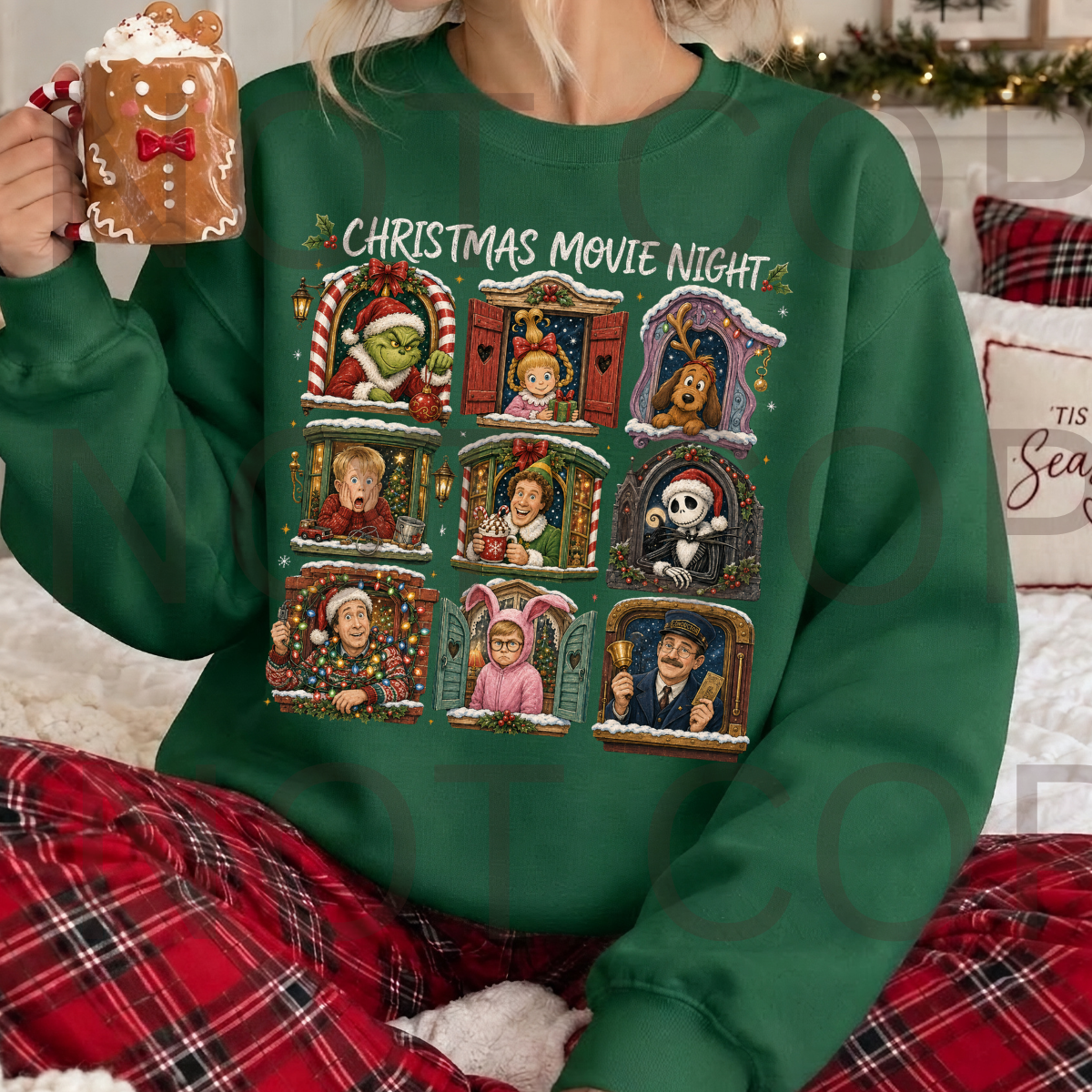 WHOLESALE DTF - CHRISTMAS MOVIE NIGHT - 014