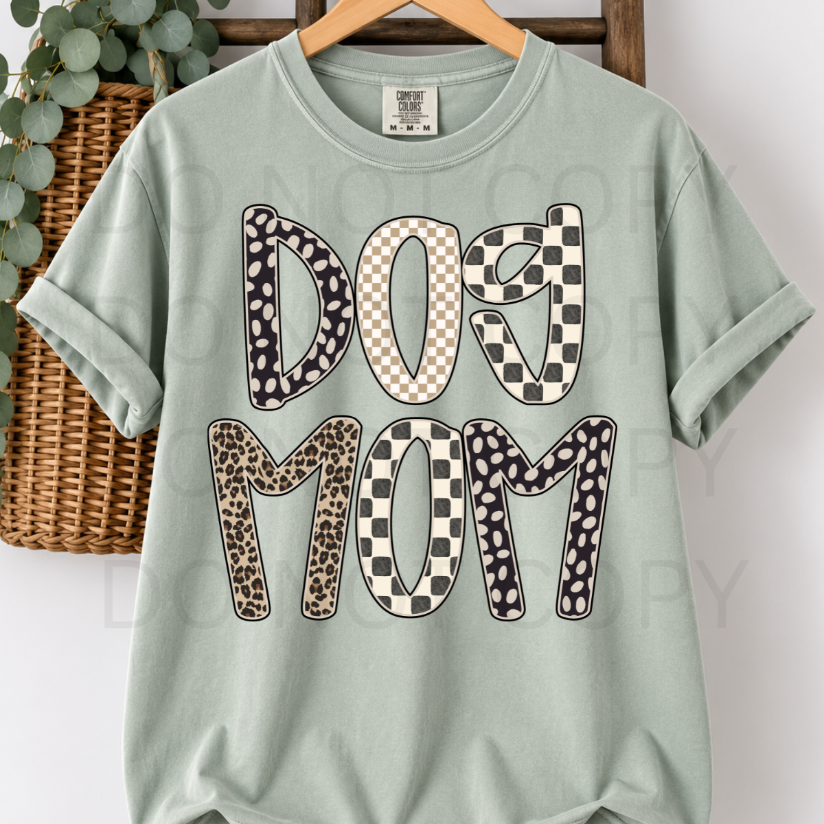 WHOLESALE DTF - DOG MAMA PREPPY - 054