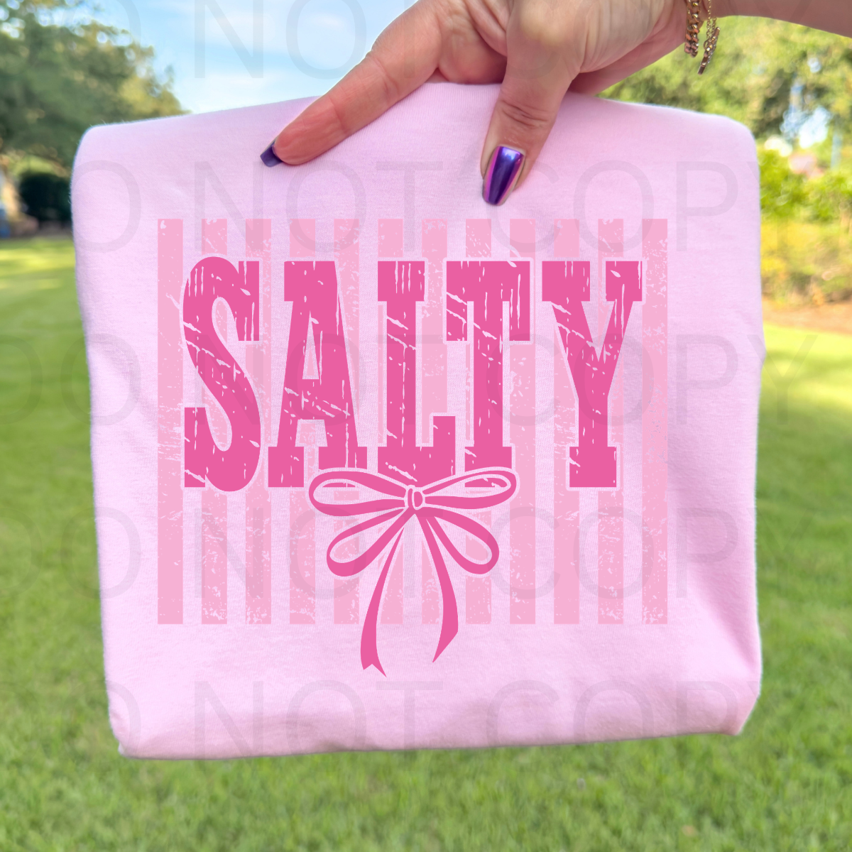 11.5" DTF - PINK SALTY - C 30