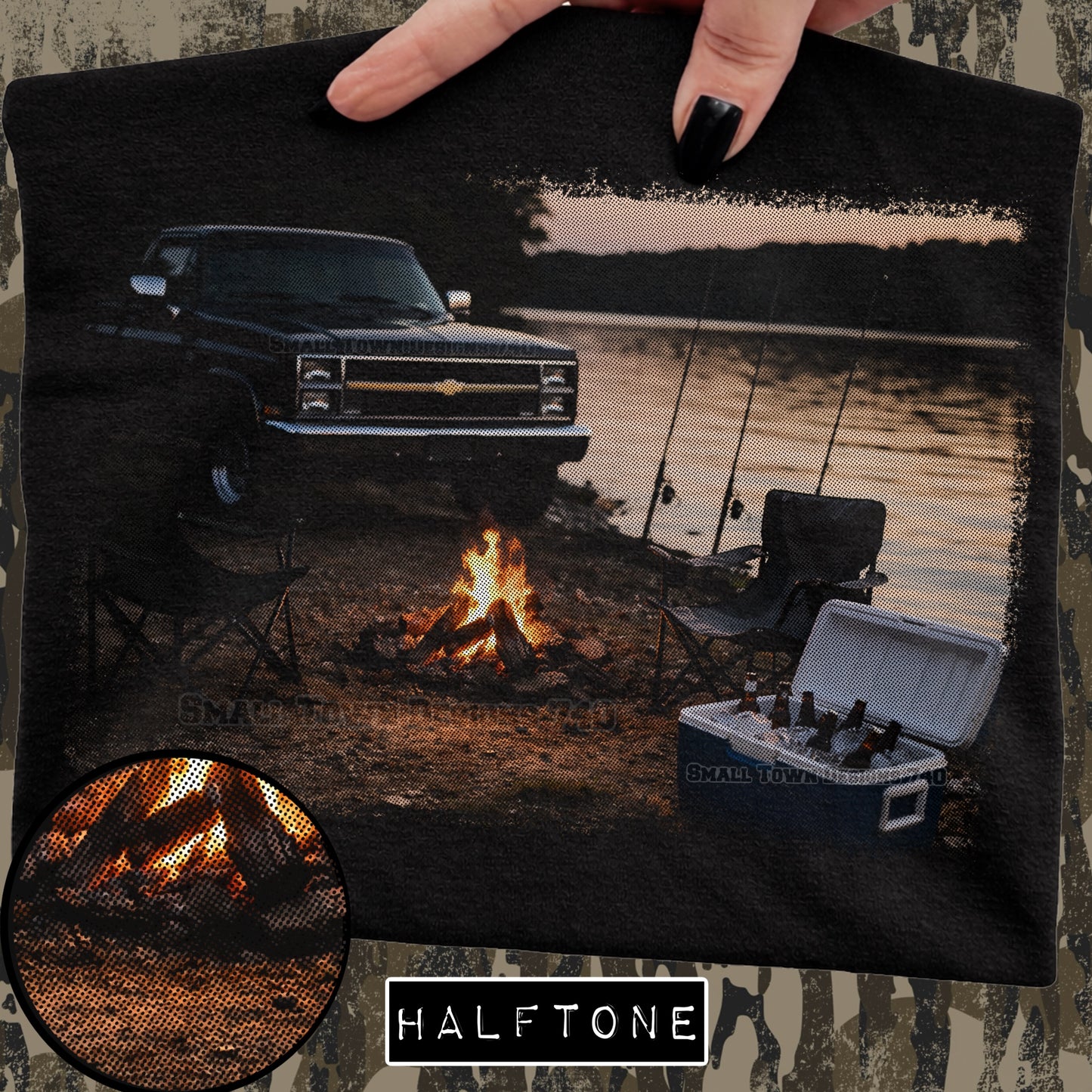11.5" DTF - Truck/ Halftone - B 2