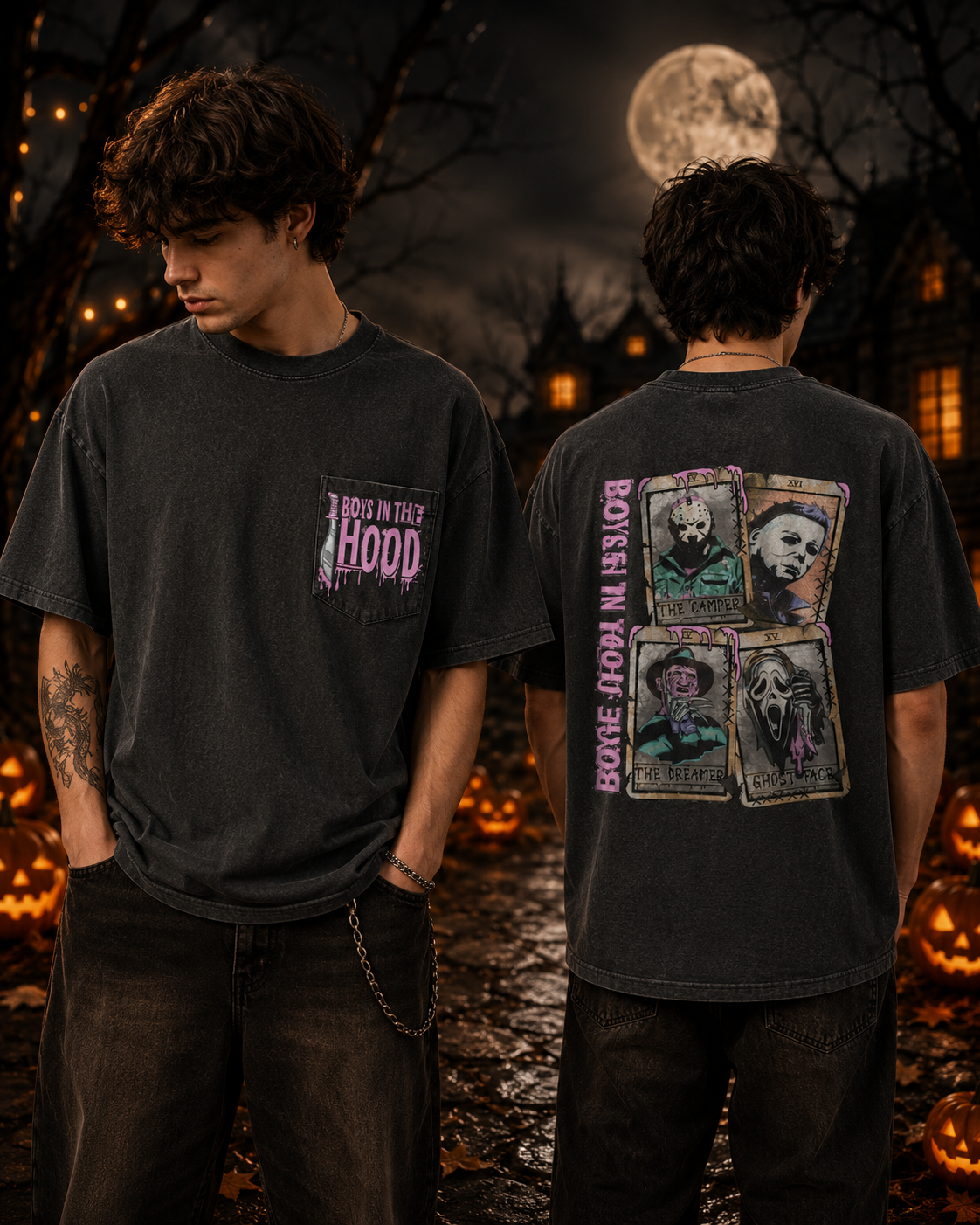 12" DTF - FRONT & BACK - BOYS IN THE HOOD