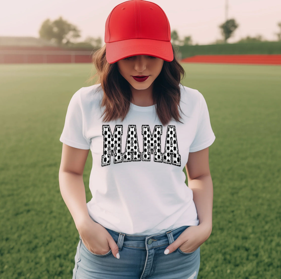 FULL COLOR DTF -SOCCER MAMA- A40