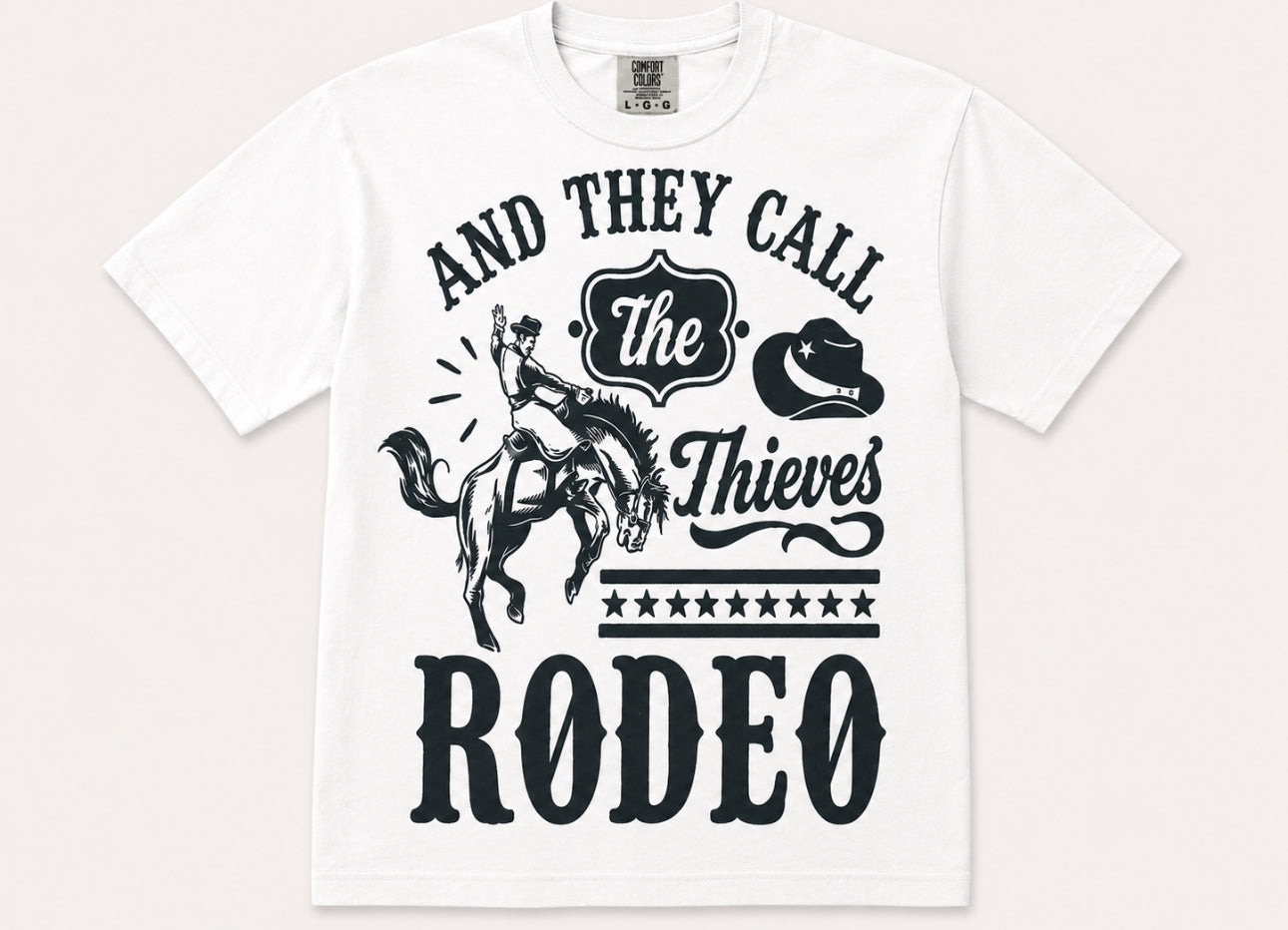 SINGLE COLOR SCREEN PRINT - RODEO