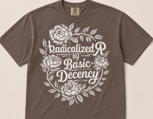 SINGLE COLOR SCREEN PRINT - DECENCY
