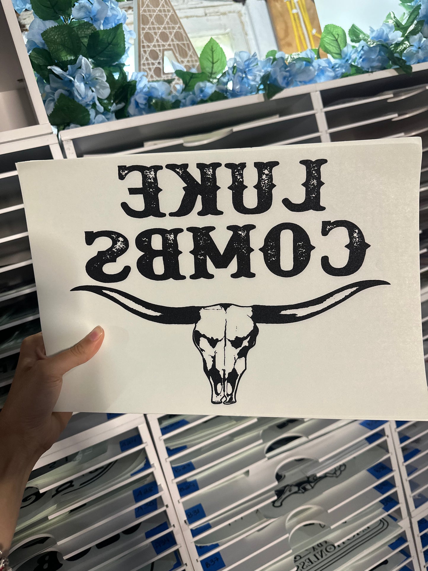 SINGLE COLOR SCREEN PRINT - L U K E C O M B S - M83