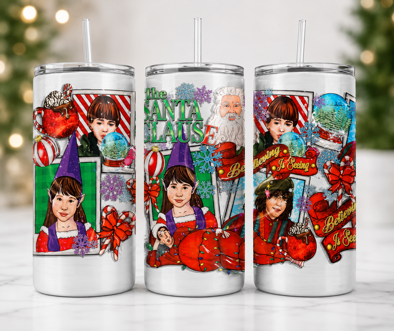 16oz UV CUP WRAP - THE SANTA CLAUS