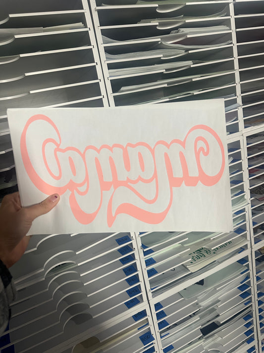 SINGLE COLOR SCREEN PRINTS- MAMA - M49