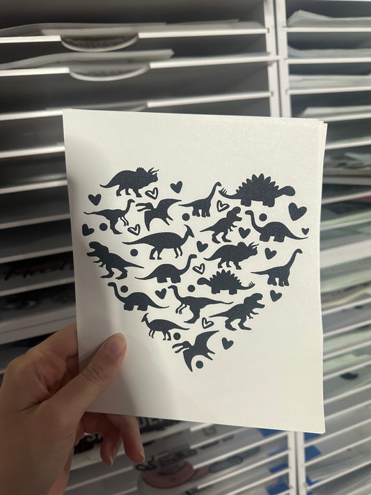 SINGLE COLOR SCREEN PRINT - YOUTH DINO