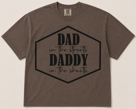 Single color screen print - Dad