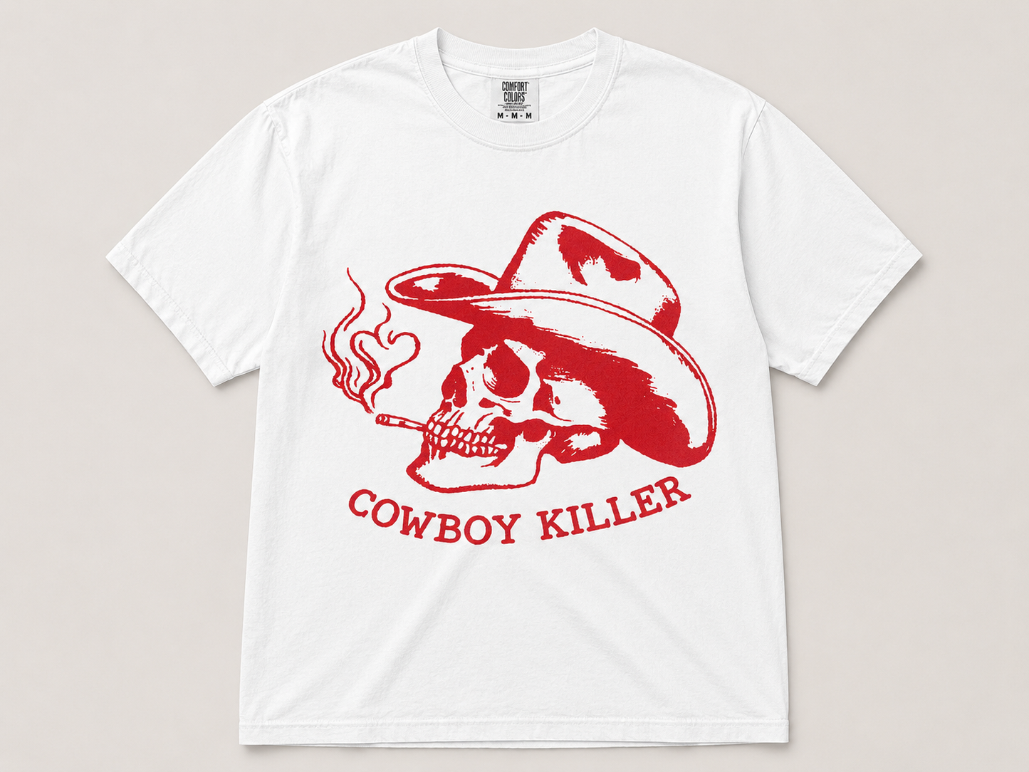 SINGLE COLOR SCREEN PRINT - COWBOY KILLER