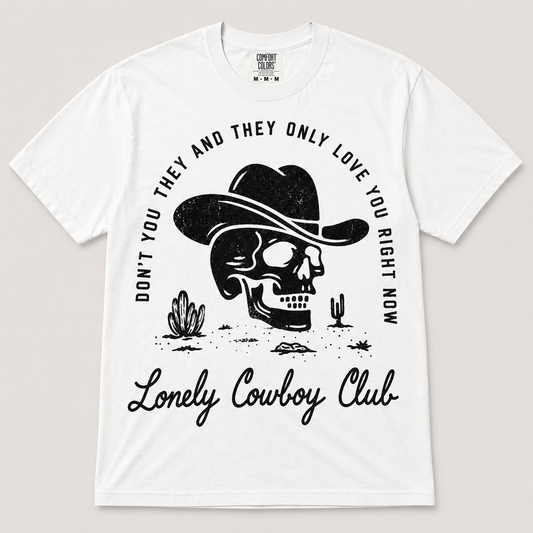 SINGLE COLOR SCREEN PRINT - COWBOY