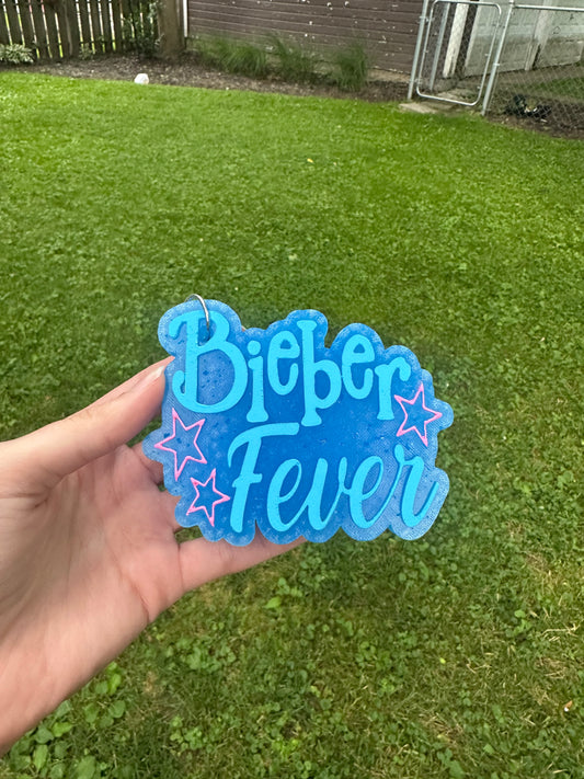 CAR FRESHIE - BEIBER FEVER - BLUE CLUSH