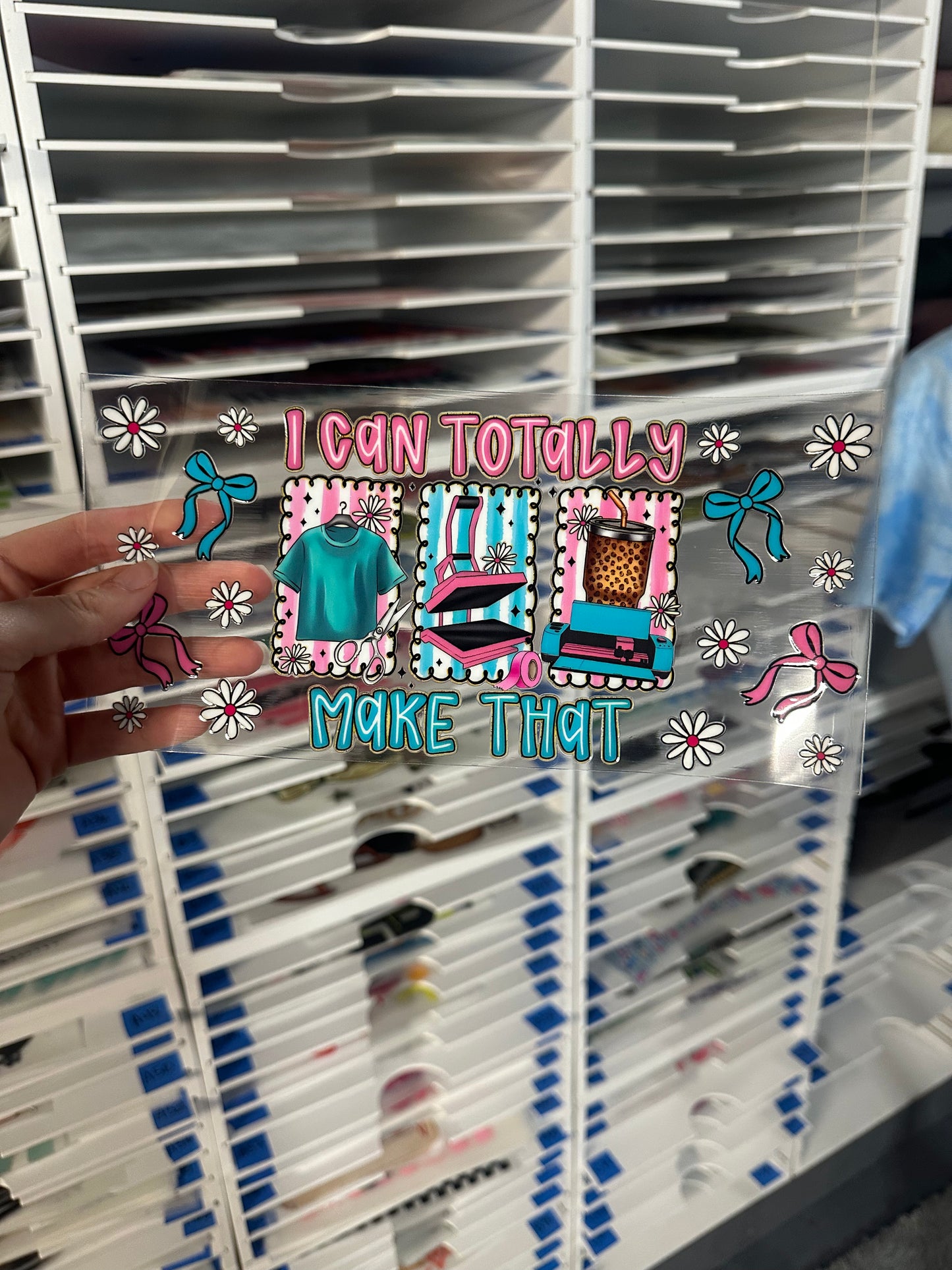 UV DTF CUP WRAP - I CAN MAKE THAT