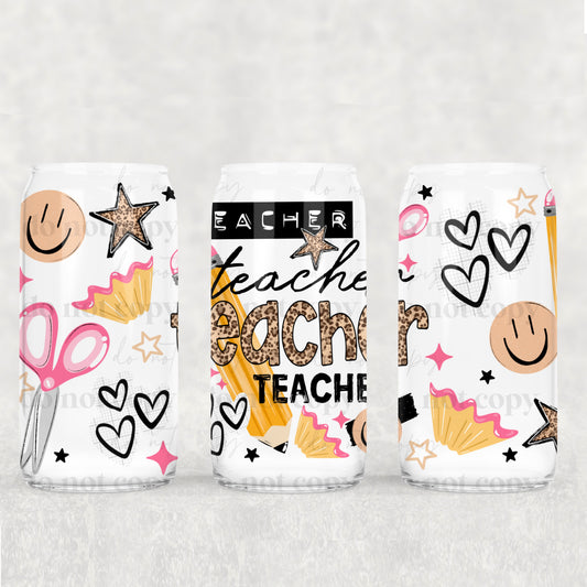 16oz CUP WRAP - TEACHER