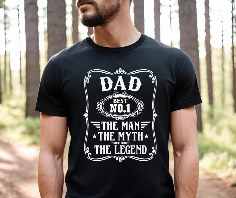 SINGLE COLOR SCREEN PRINT - DAD THE MAN M32