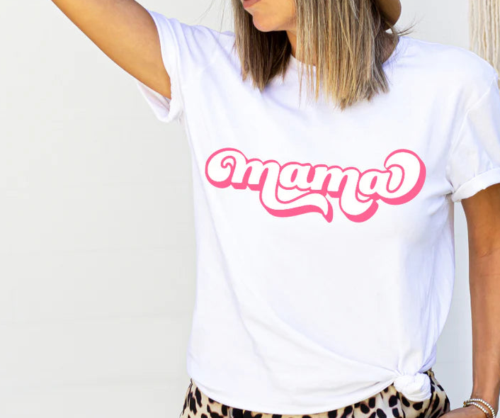 SINGLE COLOR SCREEN PRINT - MAMA RETRO M64