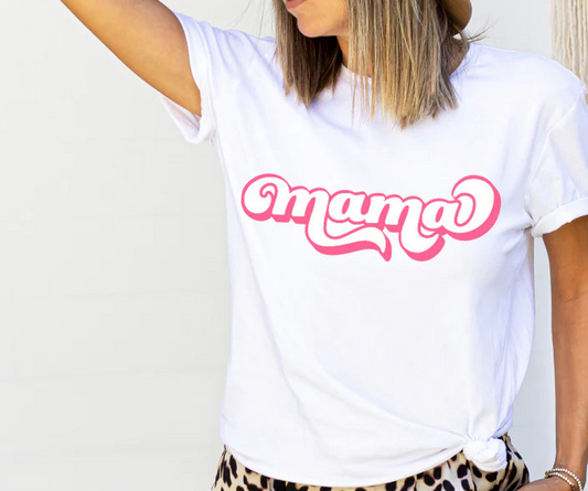 SINGLE COLOR SCREEN PRINT - MAMA RETRO M64