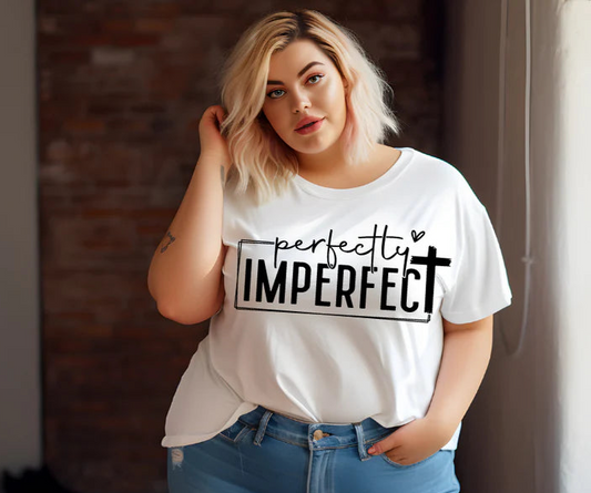SINGLE COLOR SCREEN PRINT - PERFECTLY IMPERFECT CROSS M61