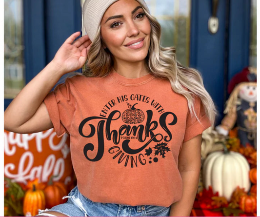 SINGLE COLOR SCREEN PRINT - THANKSGIVING M29