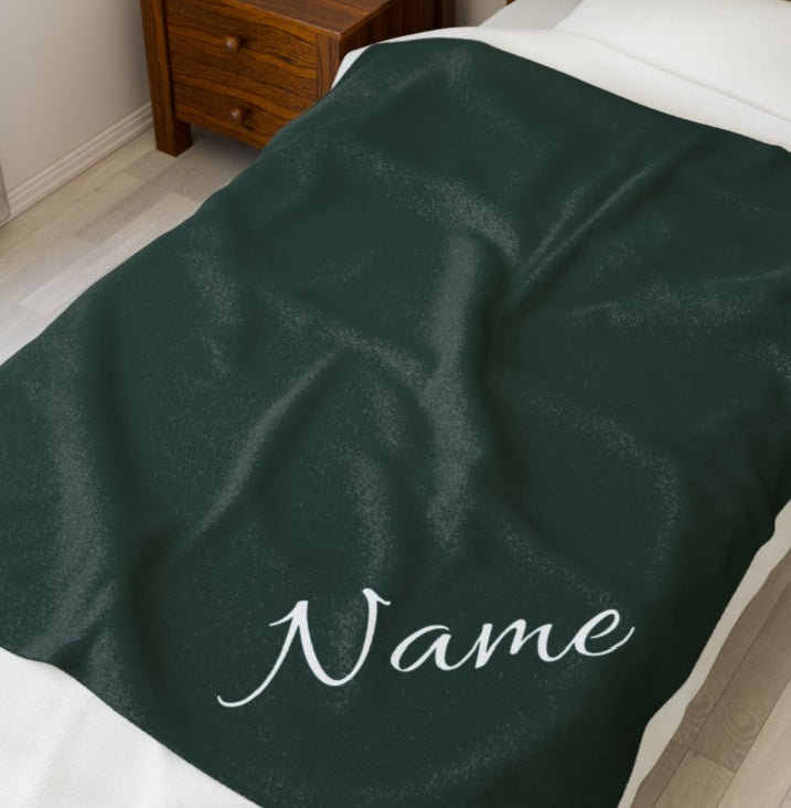 Plush Blanket Personalized