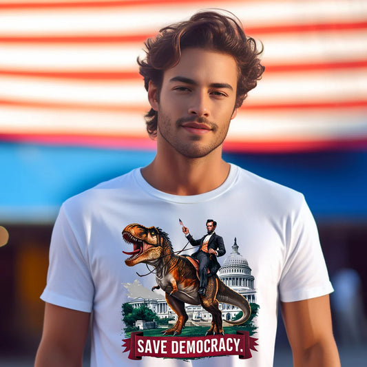 FULL COLOR DTF - SAVE DEMOCRACY - A32
